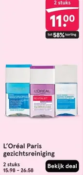 Aanbieding: L'Oréal Paris gezichtsreiniging