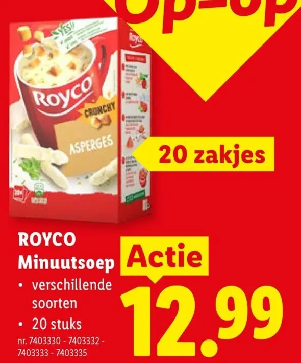 Promotie: Minuutsoep