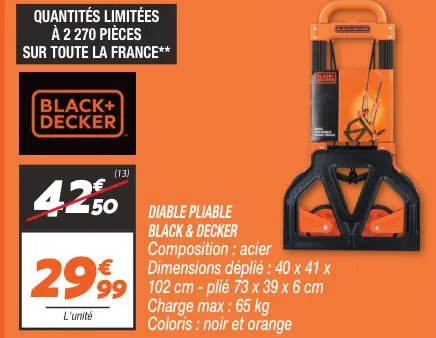 Offre: Diable pliable