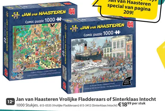 Aanbieding: Puzzel Jan Van Haasteren Vrolijke Fladderaars Puzzel Jan Van Haasteren Vrolijke Fladderaars 1000
