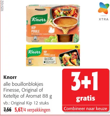 Promotie: alle bouillonblokjes Finesse, Original of Keteltje of Aromat
