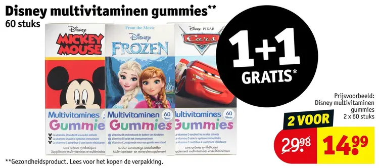 Aanbieding: Multivitaminen gummies