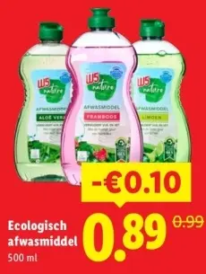 Aanbieding: Ecologisch afwasmiddel