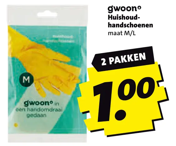 Aanbieding: Huishoudhandschoenen