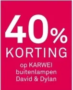 Aanbieding: buitenlampen David & Dylan
