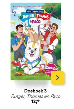 Aanbieding: Doeboek 3 Rutger, Thomas en Paco