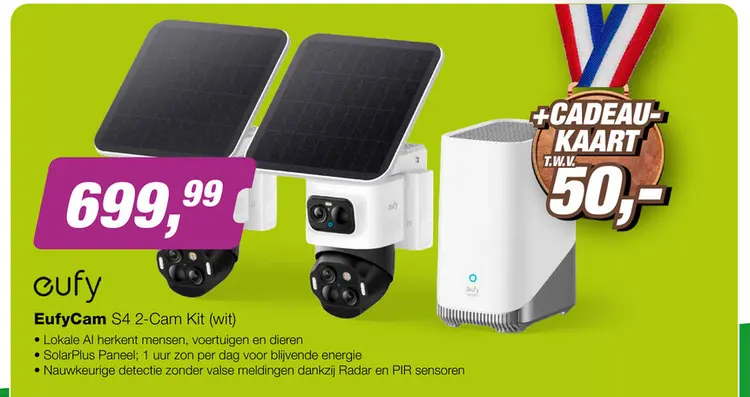 Aanbieding: eufyCam S4 2-Cam Kit