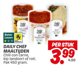 Aanbieding: Daily chef maaltijden