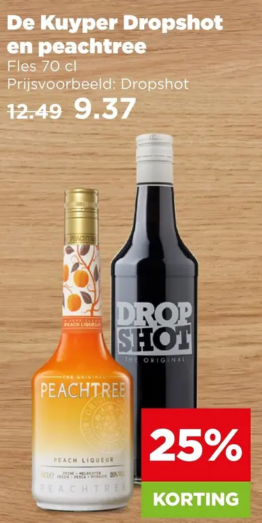 Aanbieding: Dropshot en peachtree