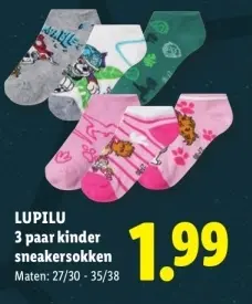 Aanbieding: 3 paar kinder sneakersokken