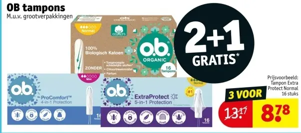 Aanbieding: OB tampons