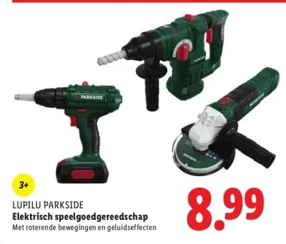 Aanbieding: Elektrisch speelgoedgereedschap