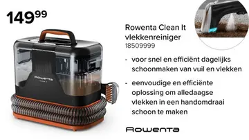 Aanbieding: Rowenta Clean It vlekkenreiniger