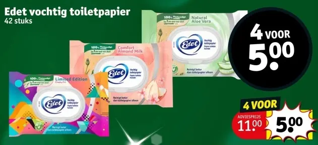 Promotie: Vochtig toiletpapier