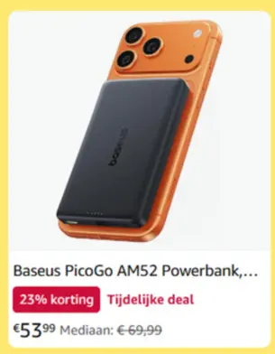 Promotie: Baseus PicoGo AM52 Powerbank