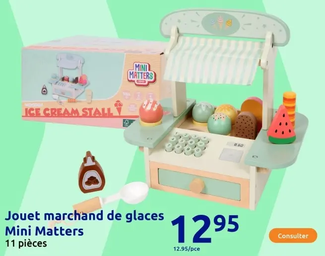 Offre: Jouet marchand de glaces