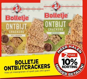 Aanbieding: Bolletje Ontbijtcrackers