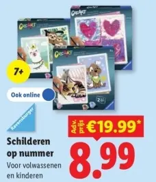 Aanbieding: Schilderen op nummer