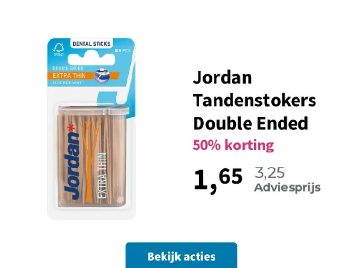 Aanbieding: Tandenstokers Double Ended