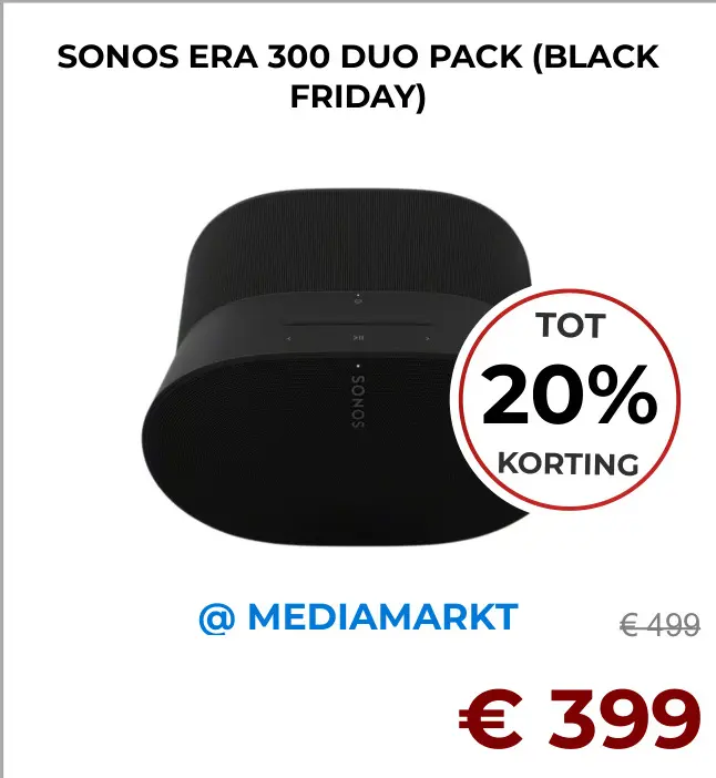 Aanbieding: Sonos era 300 duo pack