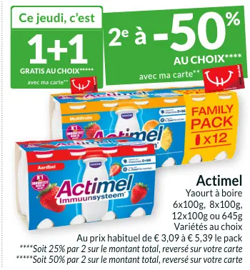 Offre: Yaourt à boire