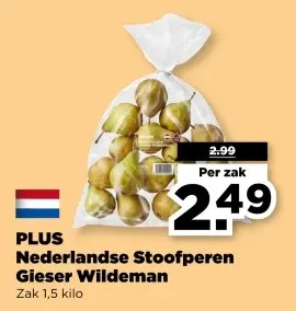 Aanbieding: Nederlandse Stoofperen Gieser Wildeman