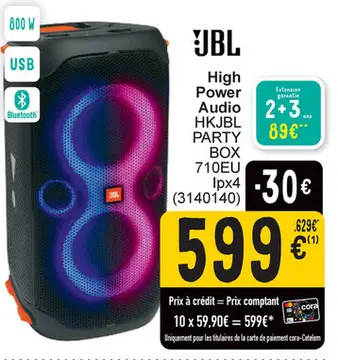 Offre: High Power Audio HKJBL PARTY BOX 710EU Ipx4