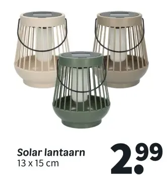 Promotie: Solar lantaarn