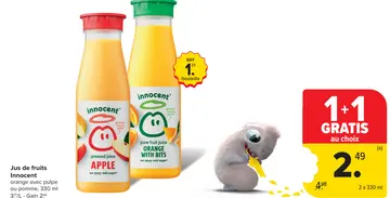 Offre: Jus de fruits Innocent