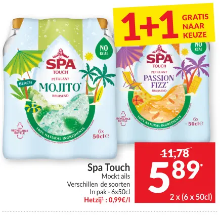 Promotie: Spa Touch Mocktails