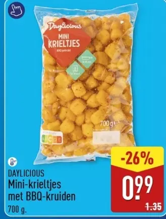 Aanbieding: Mini-krieltjes met BBQ-kruiden