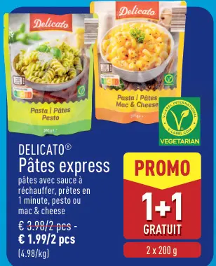 Offre: Pâtes express