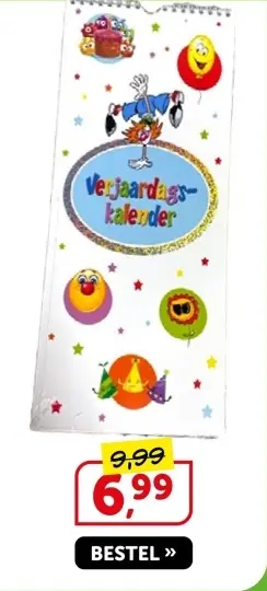 Aanbieding: Verjaardagskalender