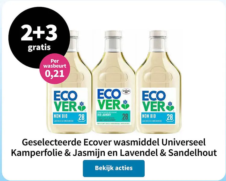 Aanbieding: Ecover wasmiddel Universeel