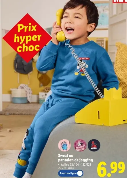 Offre: Sweat ou pantalon de jogging