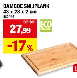 Promotie: Bamboe snijplank