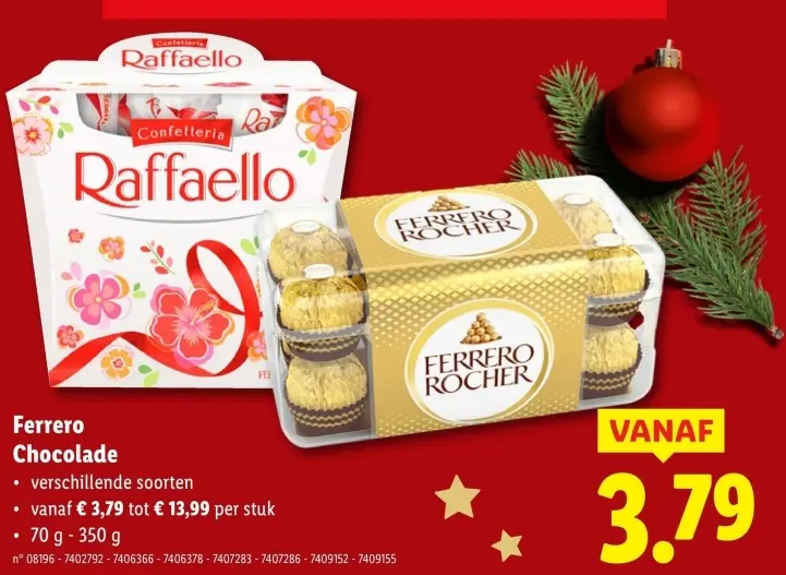 Aanbieding: Ferrero Chocolade