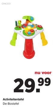 Aanbieding: Activiteitentafel De Bostafel