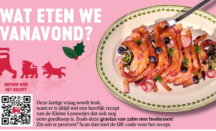 Promotie: Gravlax van zalm met bosbessen