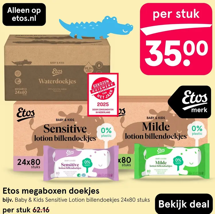 Aanbieding: Megaboxen doekjes