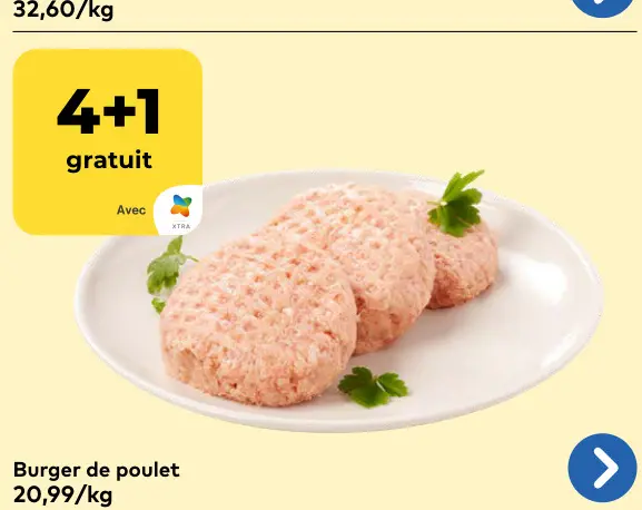 Offre: Burger de poulet
