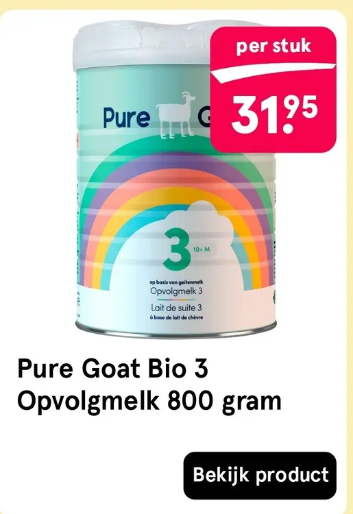 Aanbieding: Pure Goat Bio 3 Opvolgmelk