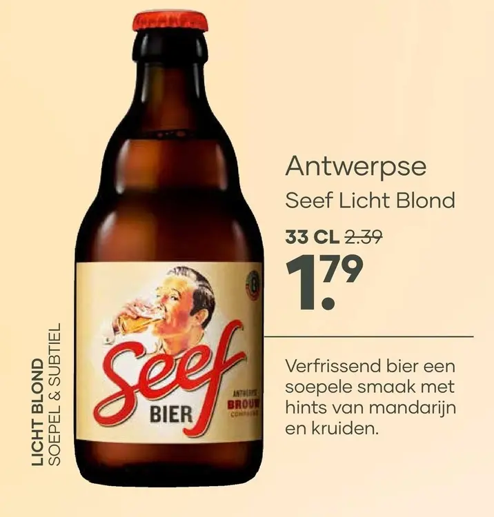 Aanbieding: Antwerpse Seef Licht Blond