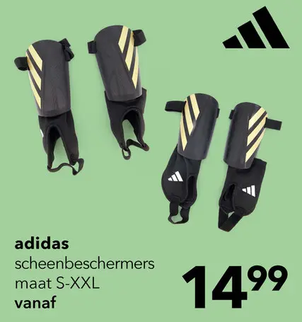 Aanbieding: Adidas Tiro Match kinder scheenbeschermers zwart goud