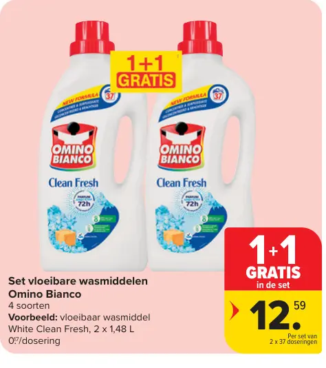 Aanbieding: Set vloeibare wasmiddelen
