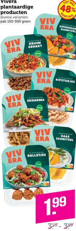 Aanbieding: Vivera plantaardige producten