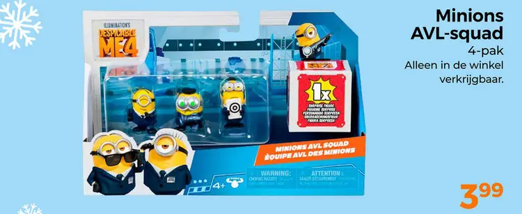 Aanbieding: Minions AVL-squad