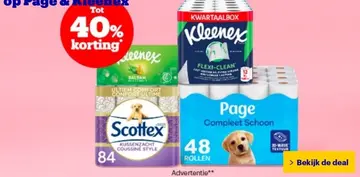 Aanbieding: Page & Kleenex