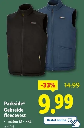 Aanbieding: Gebreide fleecevest