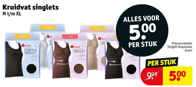 Promotie: Singlets